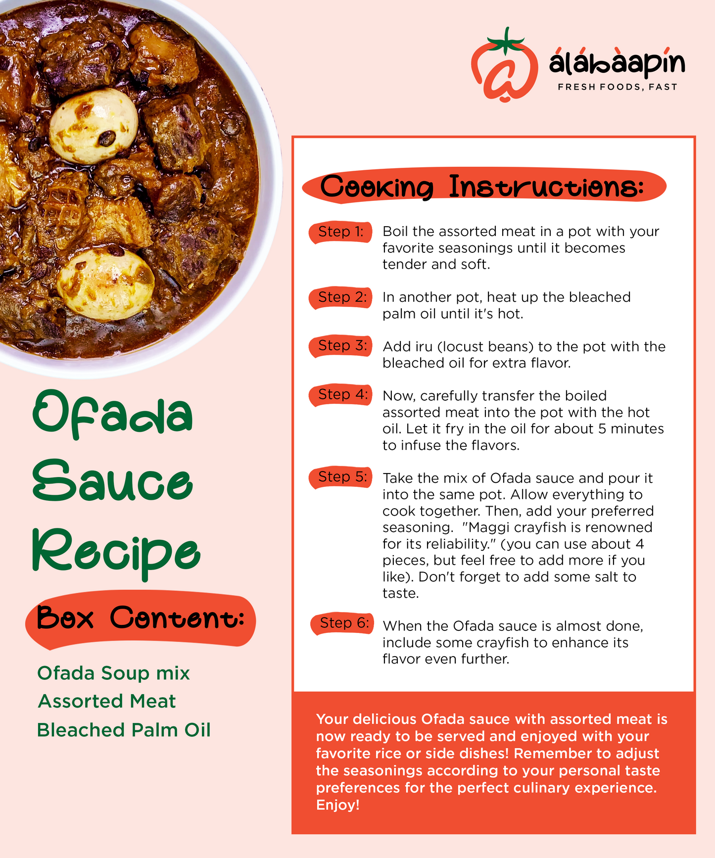 Ofada Stew Box